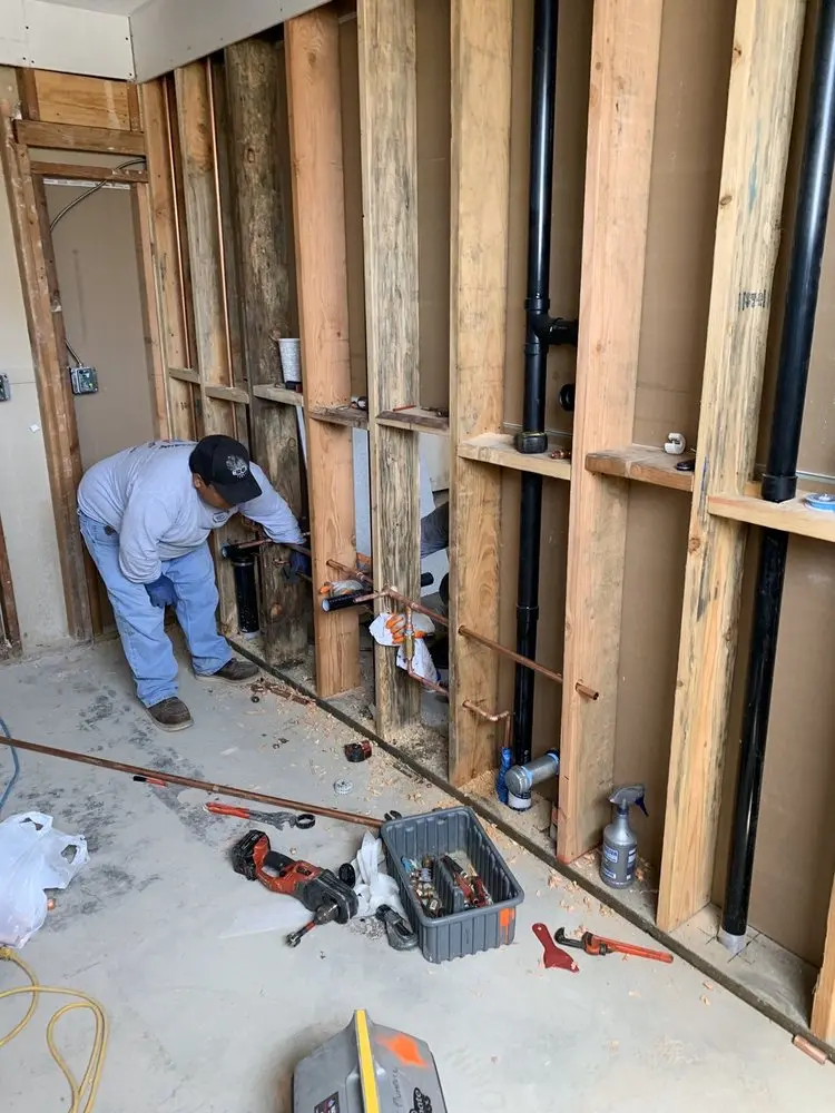 Commercial rough-in plumbing for Gas Line Repair in Fruitridge Pocket